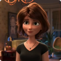 A picture of Aunt Cass from Big Hero 6.