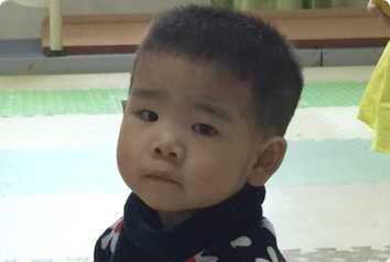 A picture of J, one of the boys in Asia who need families, taken this week at the orphanage.