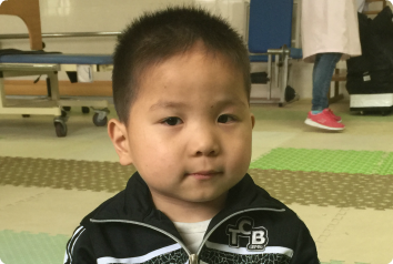 A picture of ZR, a five year old boy waiting for an adoptive family.