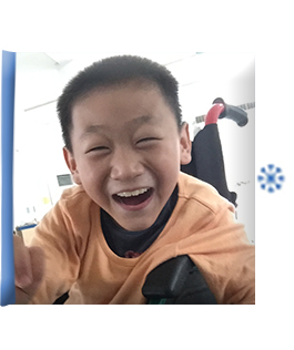 The fifth door is opened to reveal Yang Yang an 8-year-old waiting in Asia.