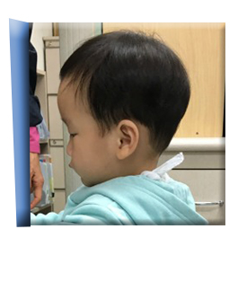 The third door is opened to reveal a side profile of HJ, a toddler waiting in Asia. Click the image to learn more about him.