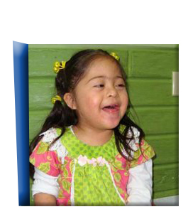 Click on this image to learn about this little girl smiling in a green dress. She waits internationally for an adoptive family.