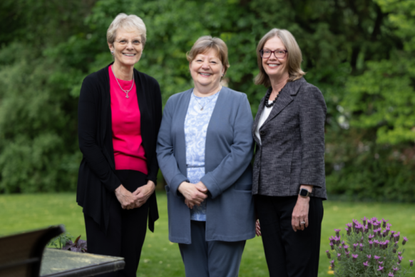 Photo of three female board members