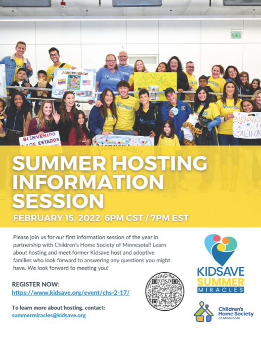 Kidsave Summer Hosting Poster