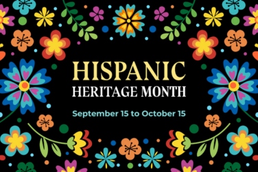 Hispanic Heritage Month flower design