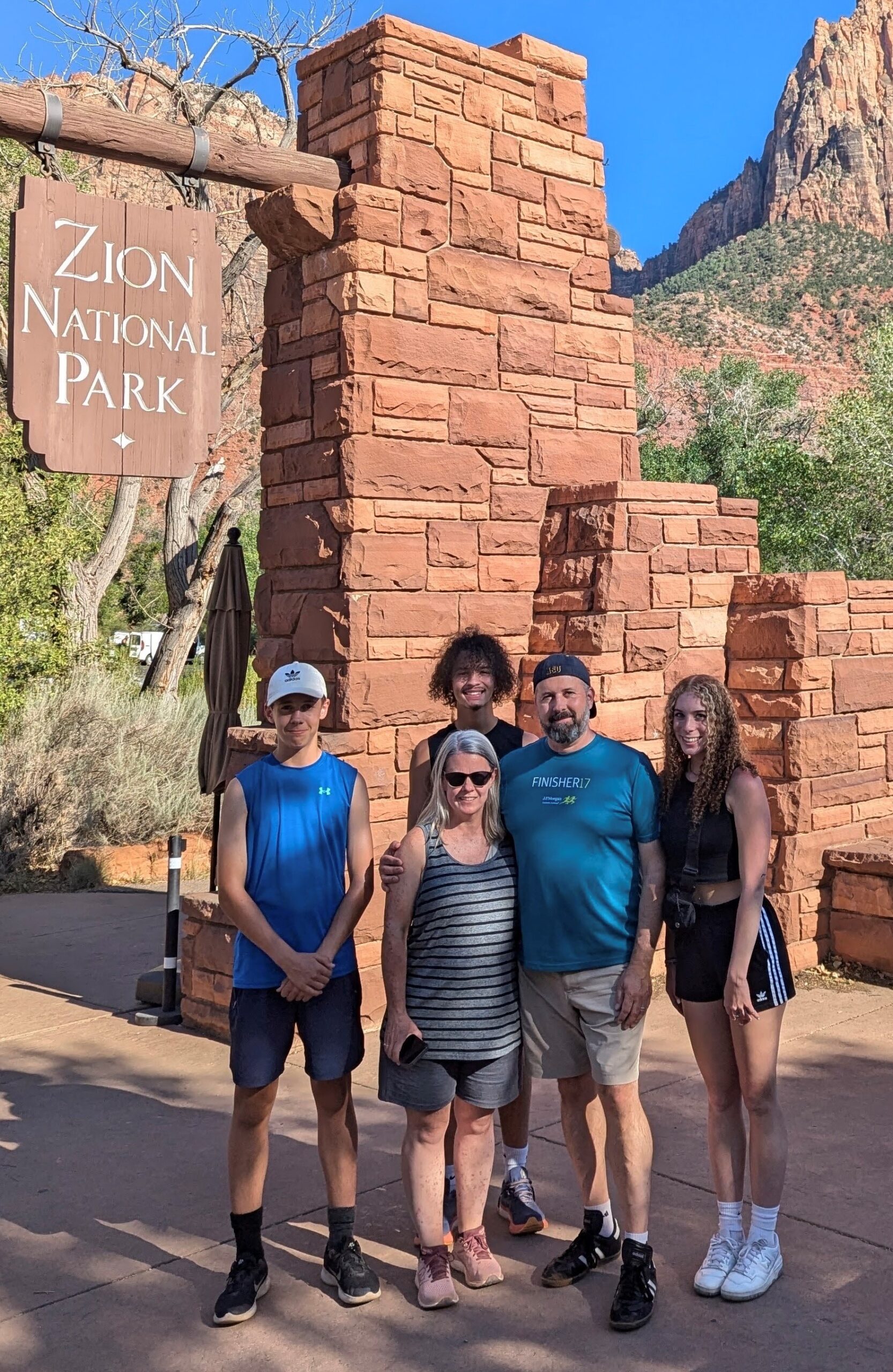 Carly Kidd and Family at Zion National Park