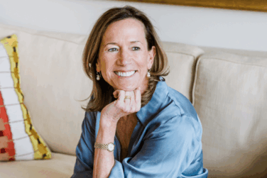 photo of author Susan Strong in her home