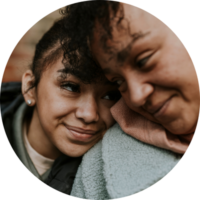 mother and daughter
