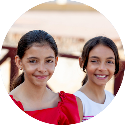 two children in Bulgaria